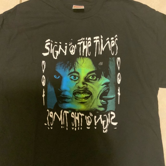 Modern Boot Prince Shirt Sign Of The Times - Picture 2 of 4